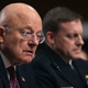 Director of National Intelligence James Clapper (left), Director of the NSA Micheal Rodgers (right), testify before the Senate Armed Services Committee. Image: Getty